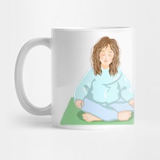 Yoga girl Mug